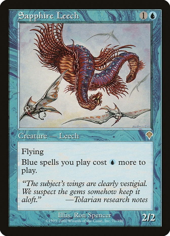 Sapphire Leech (71) [INV] - MTG Single