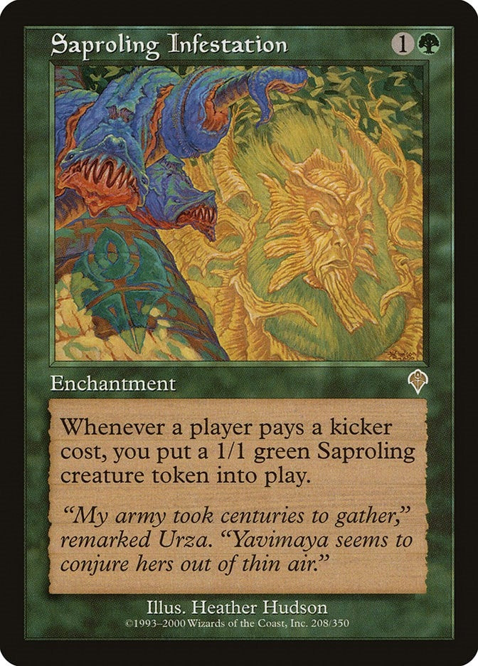 Saproling Infestation (208) [INV] - MTG Single