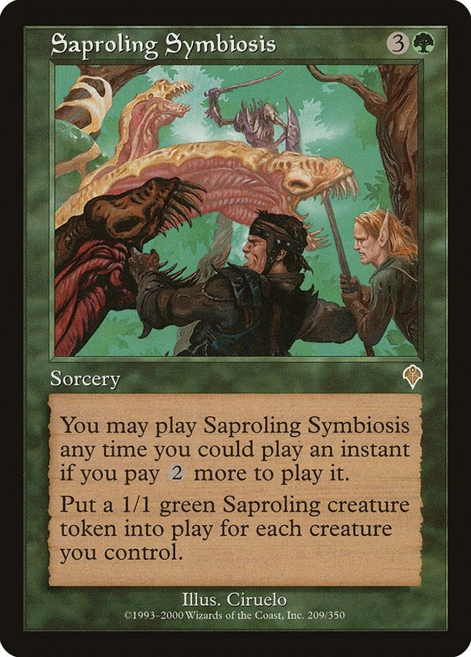 Saproling Symbiosis (209) [INV] - MTG Single