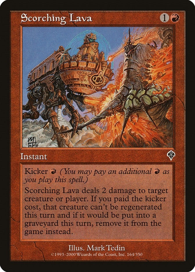 Scorching Lava (164) [INV] - MTG Single