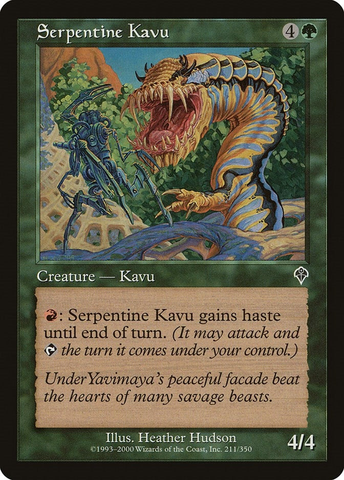 Serpentine Kavu (211) [INV] - MTG Single