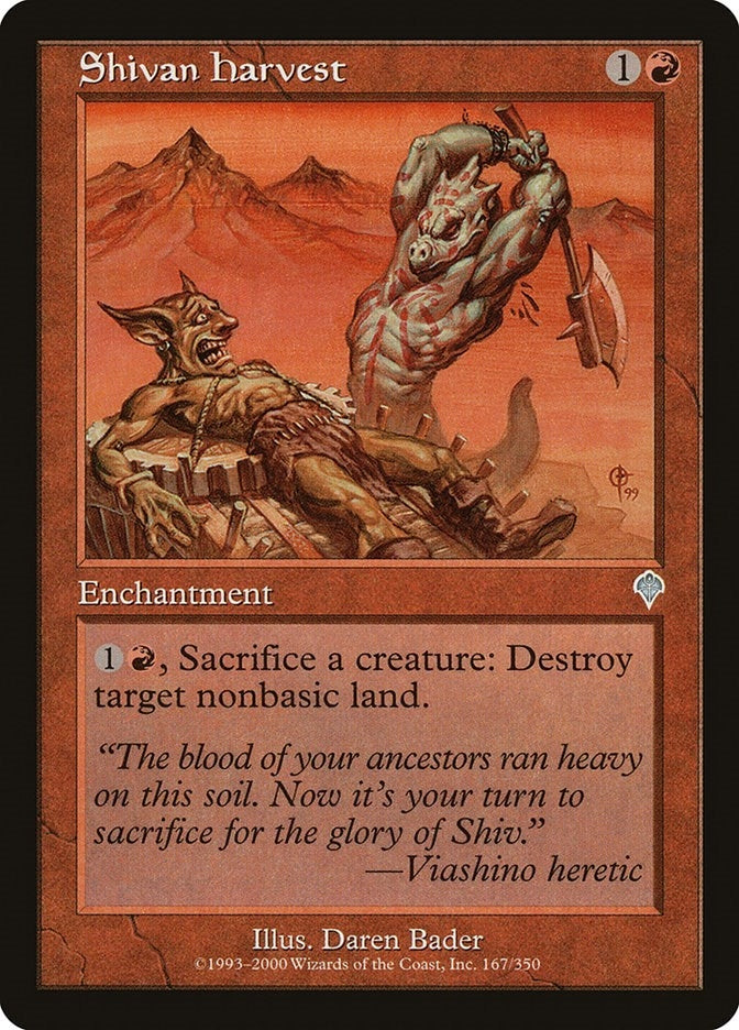 Shivan Harvest (167) [INV] - MTG Single