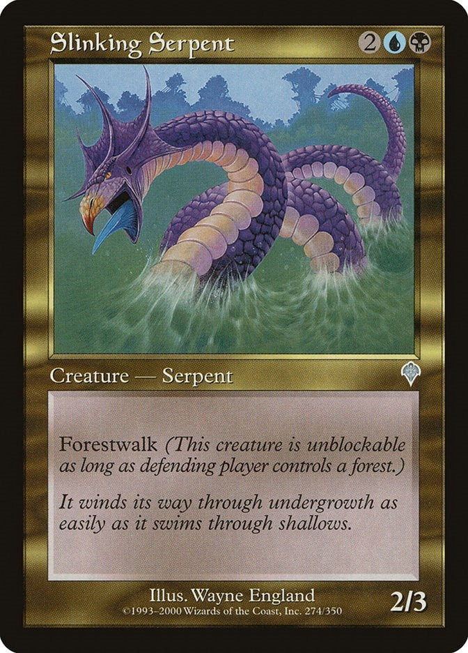 Slinking Serpent (274) [INV] - MTG Single