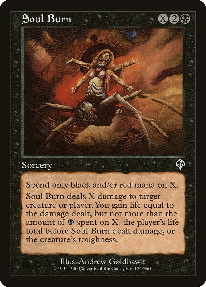 Soul Burn (124) [INV] - MTG Single