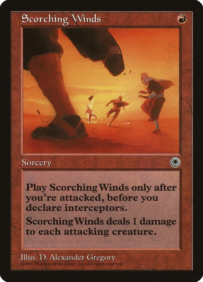 Scorching Winds [POR] - MTG Single