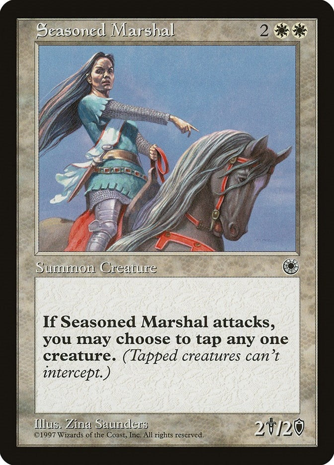 Seasoned Marshal [POR] - MTG Single
