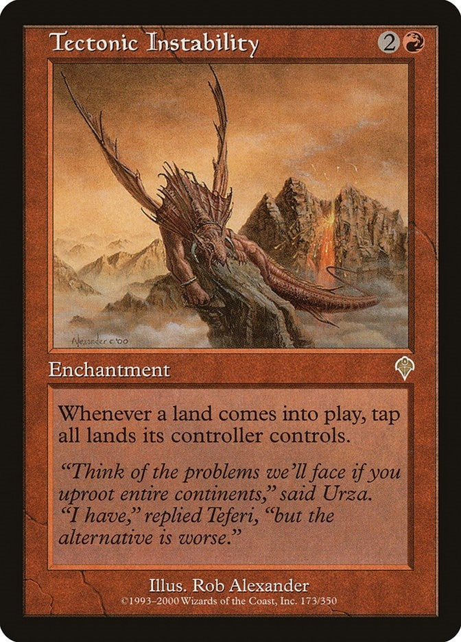 Tectonic Instability (173) [INV] - MTG Single