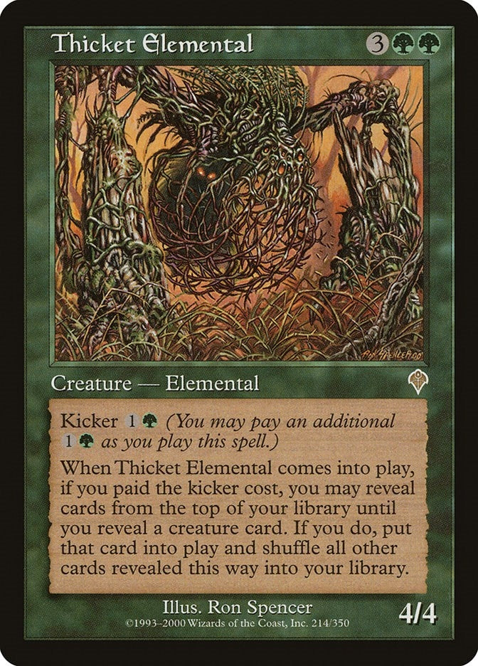 Thicket Elemental (214) [INV] - MTG Single