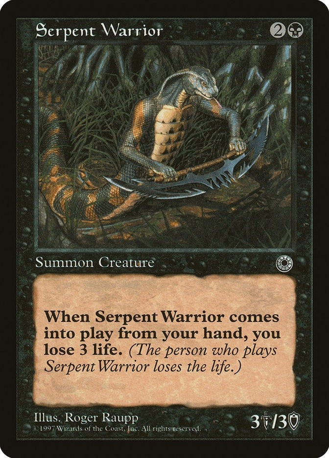 Serpent Warrior [POR] - MTG Single