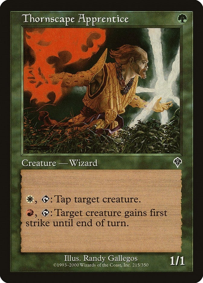 Thornscape Apprentice (215) [INV] - MTG Single