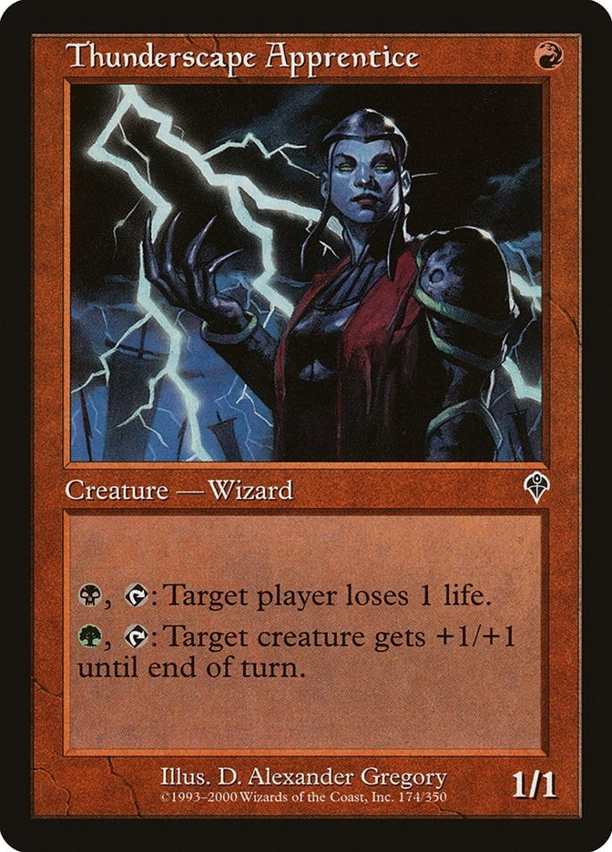 Thunderscape Apprentice (174) [INV] - MTG Single