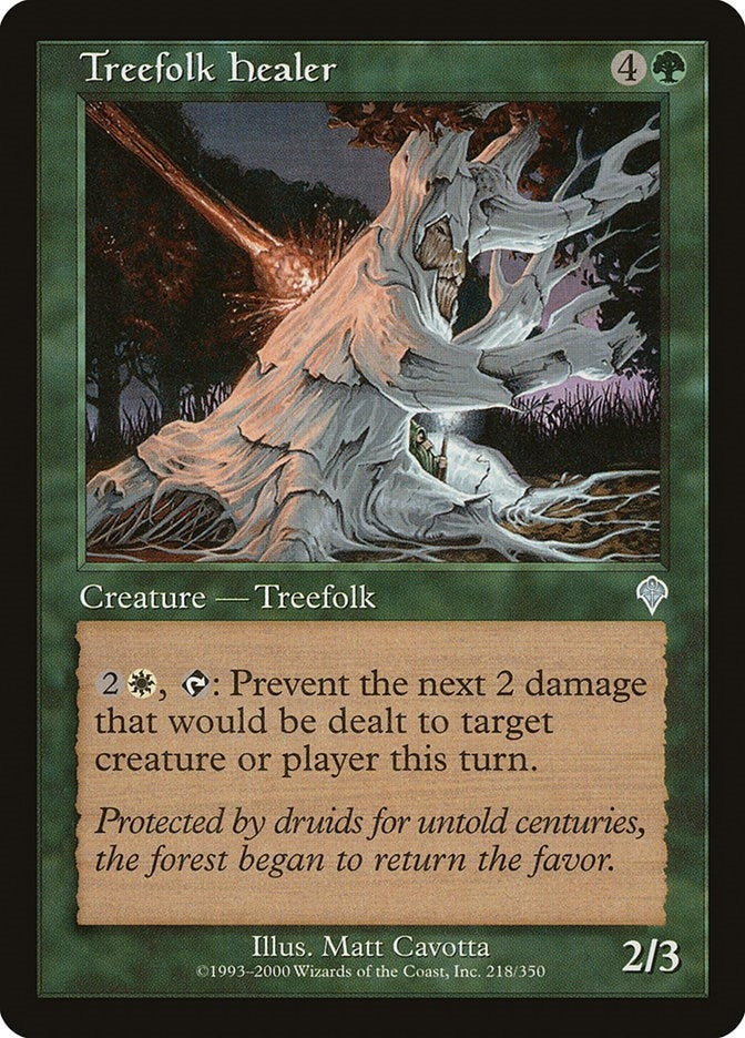 Treefolk Healer (218) [INV] - MTG Single