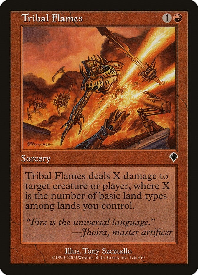 Tribal Flames (176) [INV] - MTG Single