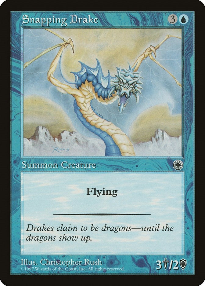 Snapping Drake [POR] - MTG Single