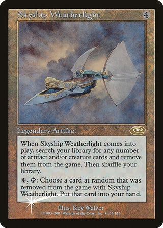 Skyship Weatherlight (Alt. Art Foil) (135) [PLS] - MTG Single