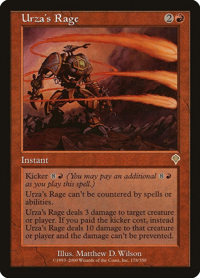 Urza’s Rage (178) [INV] - MTG Single