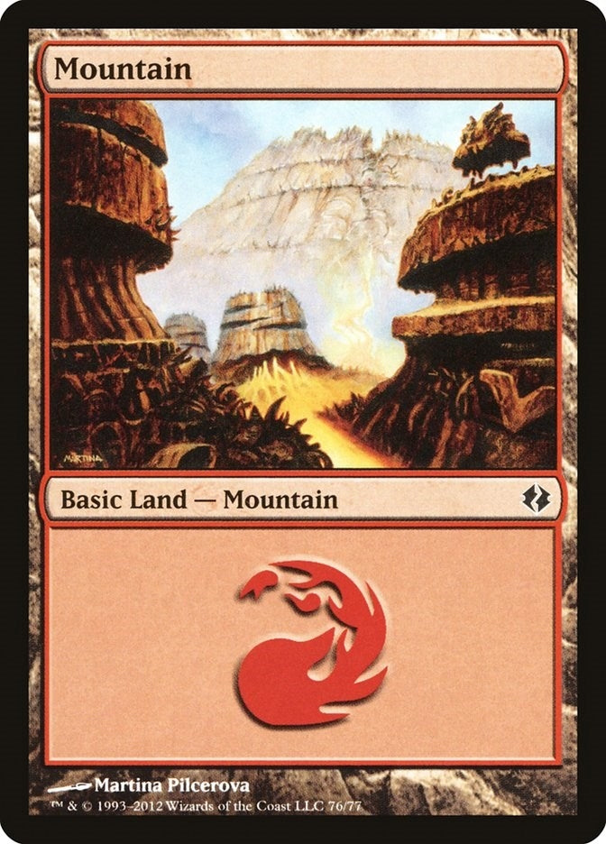 Mountain (76) (76) [DDI] - MTG Single