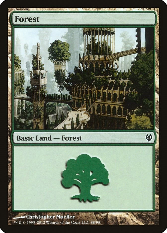 Forest (88) (88) [DDJ] - MTG Single
