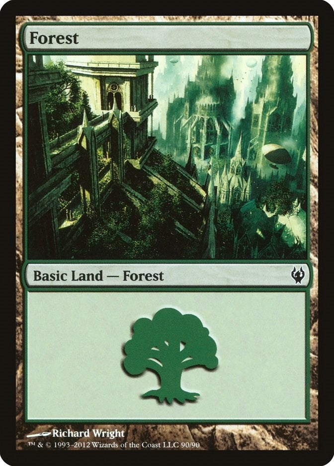 Forest (90) (90) [DDJ] - MTG Single