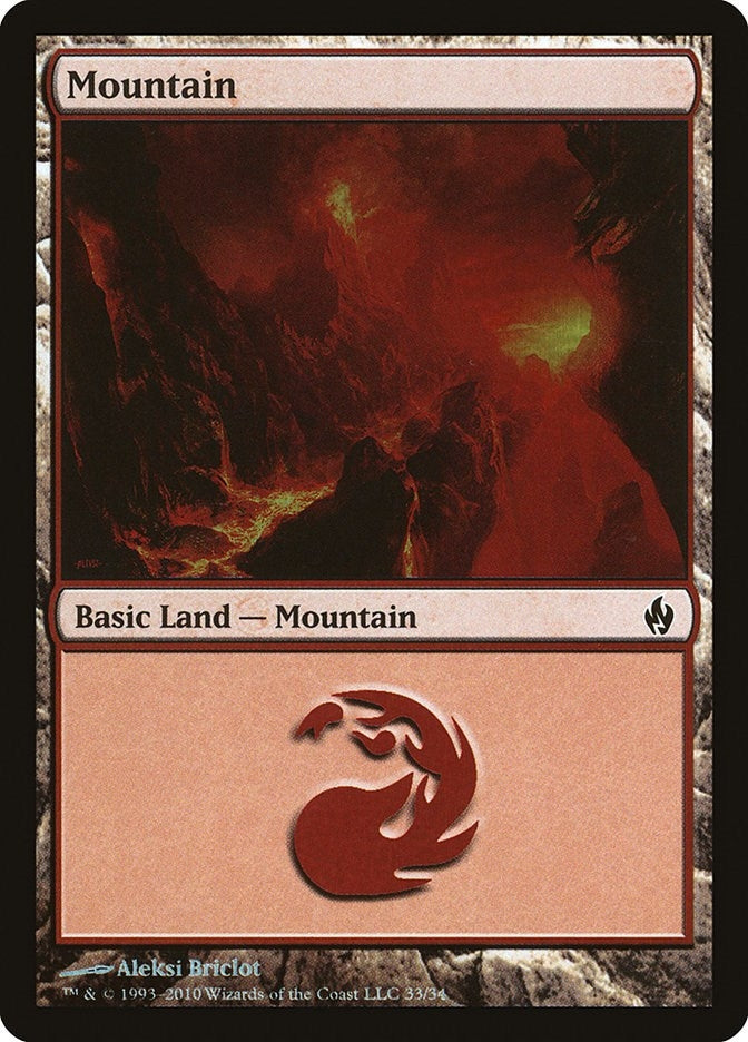 Mountain (33) (33) [PD2] - MTG Single