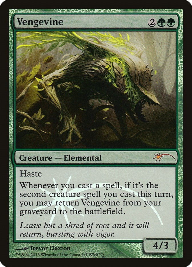 Vengevine (1) [WMCQ] - MTG Single