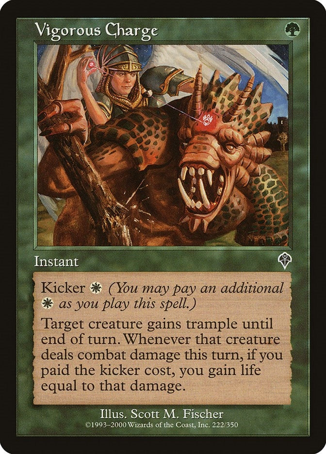 Vigorous Charge (222) [INV] - MTG Single