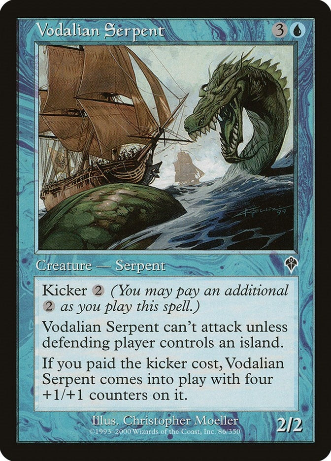Vodalian Serpent (86) [INV] - MTG Single