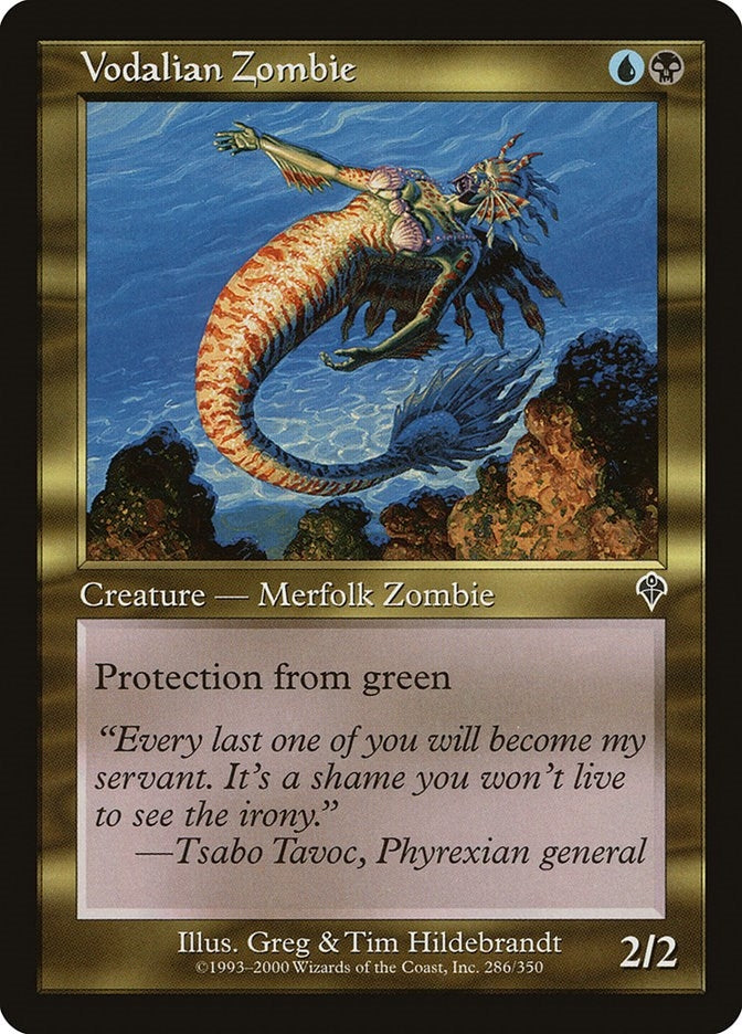 Vodalian Zombie (286) [INV] - MTG Single