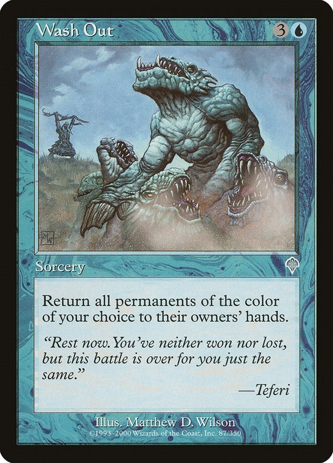 Wash Out (87) [INV] - MTG Single