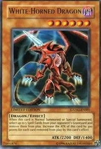 White-Horned Dragon (1) (GXNG) - YuGiOh Single