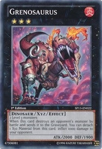 Grenosaurus (13022) - YuGiOh Single