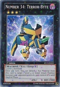 Number 34: Terror-Byte (Starfoil) (13025) - YuGiOh Single