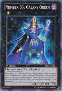 Number 83: Galaxy Queen (Starfoil) (13028) - YuGiOh Single