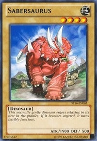 Sabersaurus (Blue) (16001) - YuGiOh Single