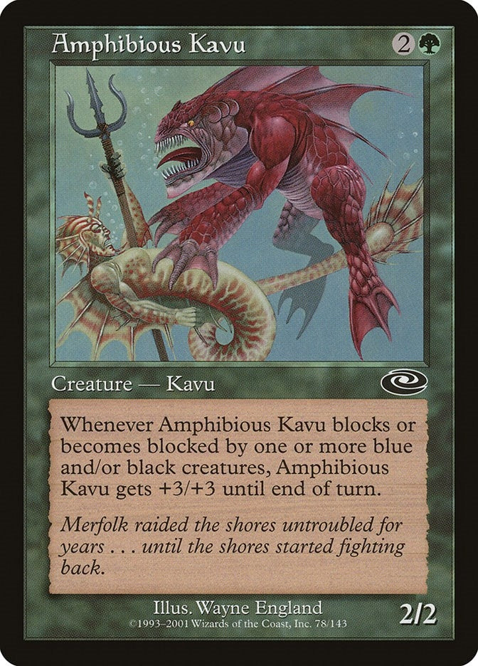 Amphibious Kavu (78) [PLS] - MTG Single