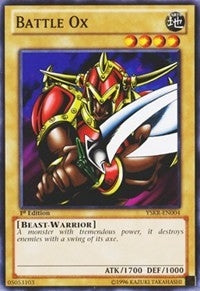 Battle Ox (4) (YSKR) - YuGiOh Single