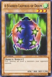 4-Starred Ladybug of Doom (10) (YSYR) - YuGiOh Single
