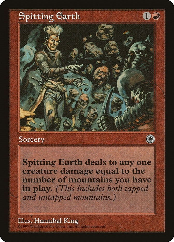 Spitting Earth [POR] - MTG Single