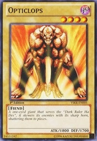 Opticlops (5) (YSKR) - YuGiOh Single
