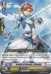 Knight of Details Claudin (10045) [BT10] - Cardfight Vanguard Single