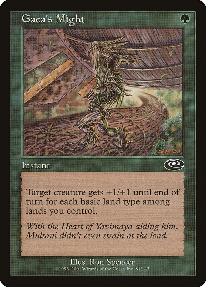 Gaea’s Might (81) [PLS] - MTG Single