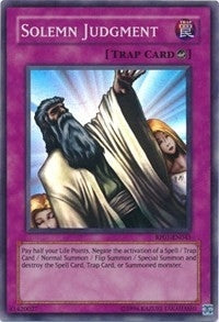 Solemn Judgment (1045) (RP01) - YuGiOh Single
