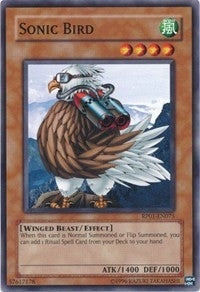 Sonic Bird (1075) (RP01) - YuGiOh Single