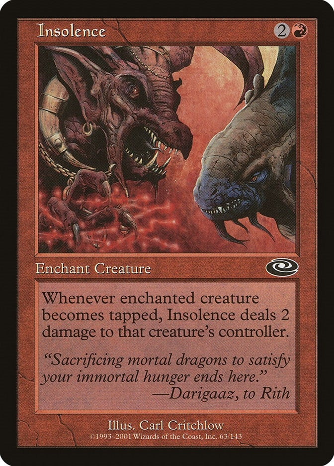 Insolence (63) [PLS] - MTG Single