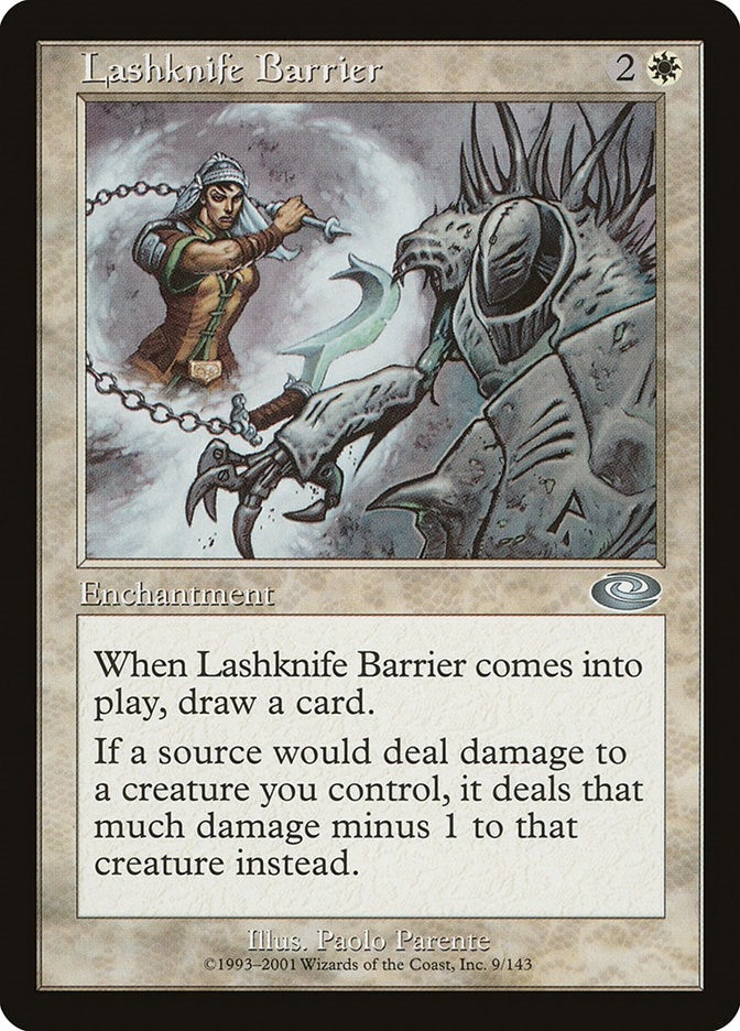 Lashknife Barrier (9) [PLS] - MTG Single