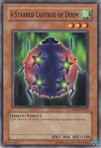 4-Starred Ladybug of Doom (2022) (RP02) - YuGiOh Single