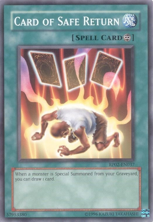 Card of Safe Return (2037) (RP02) - YuGiOh Single