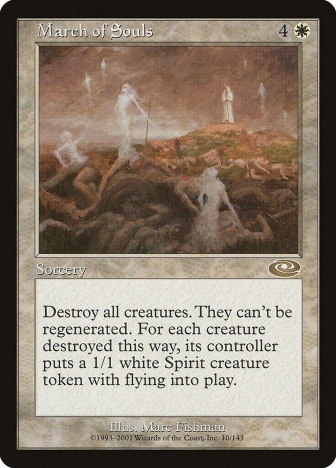 March of Souls (10) [PLS] - MTG Single