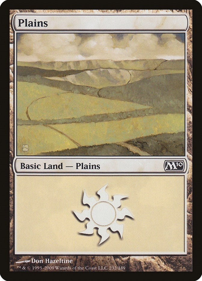 Plains (232) (232) [M10] - MTG Single