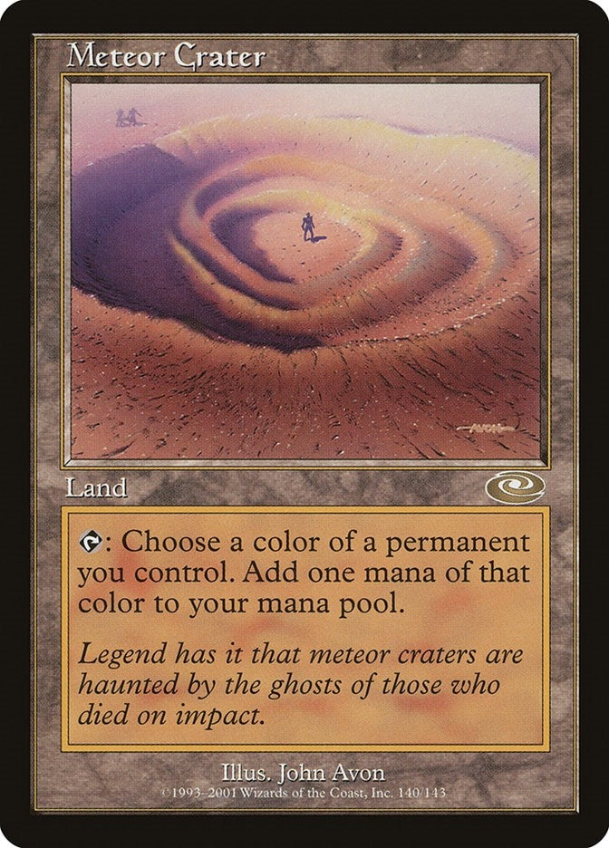 Meteor Crater (140) [PLS] - MTG Single